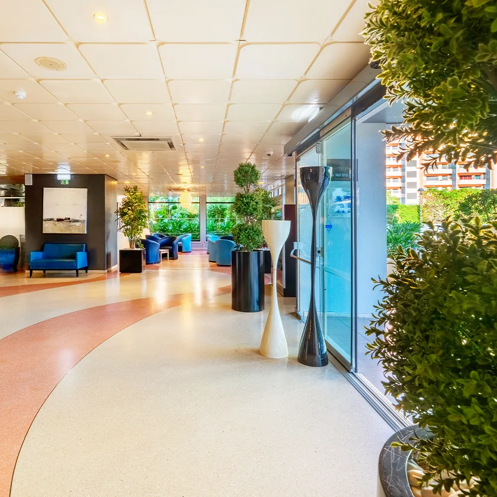Vue générale du lobby du Club Amarilis