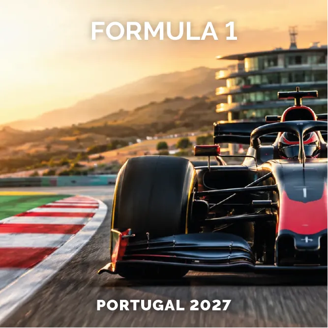 un coche de fórmula en el Autódromo del Algarve.